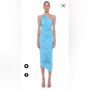 NWT Norma Kamali Powder Blue Diana Dress XL (retails $215)
